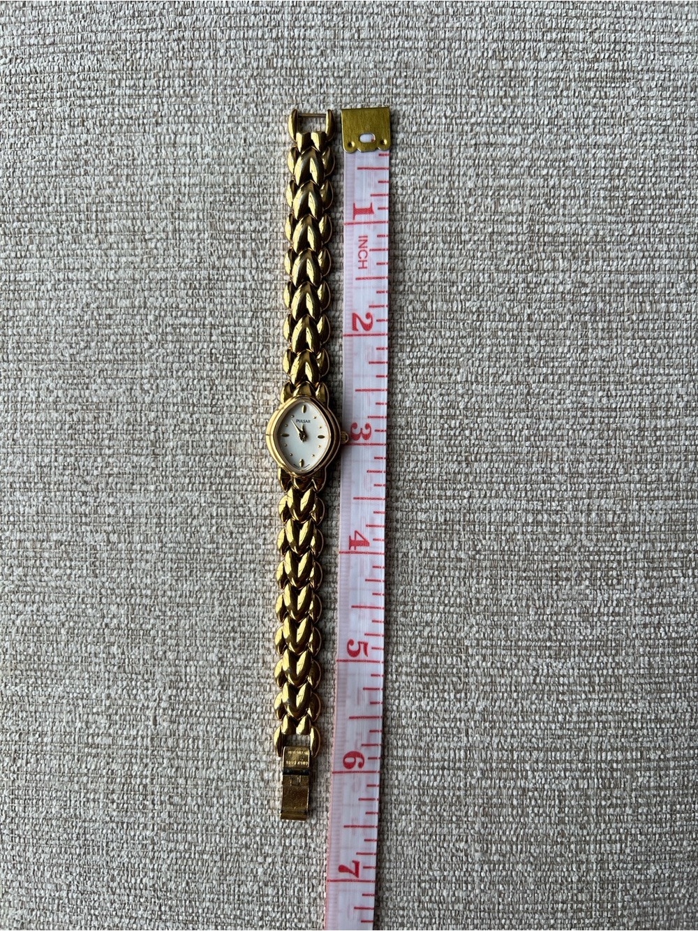 Pulsar Gold-Tone Women's Link Bracelet Watch - Picture 7 of 16